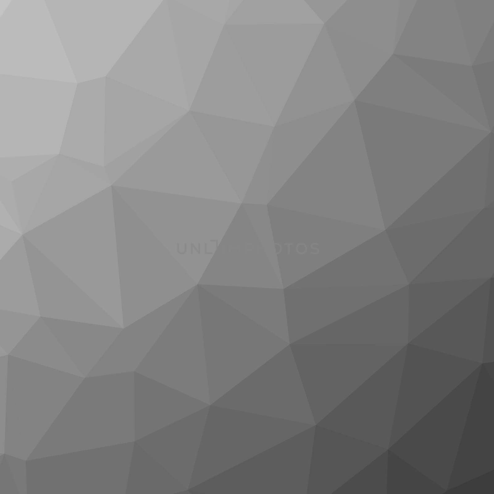 Abstract gray triangles background in different sizes - illustration
