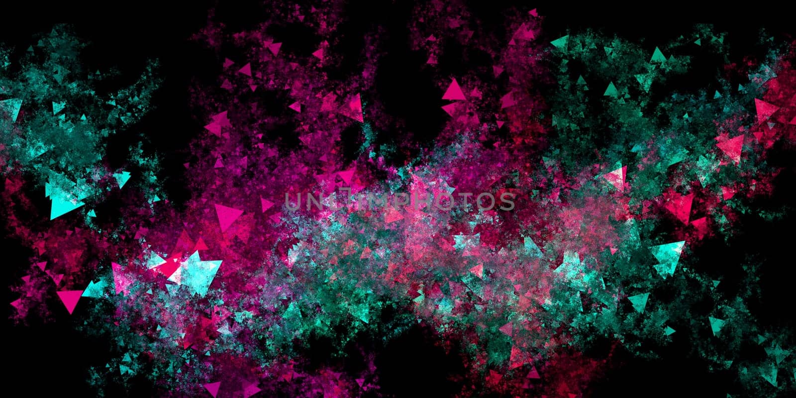 Technology Background as a Colorful Abstract Art