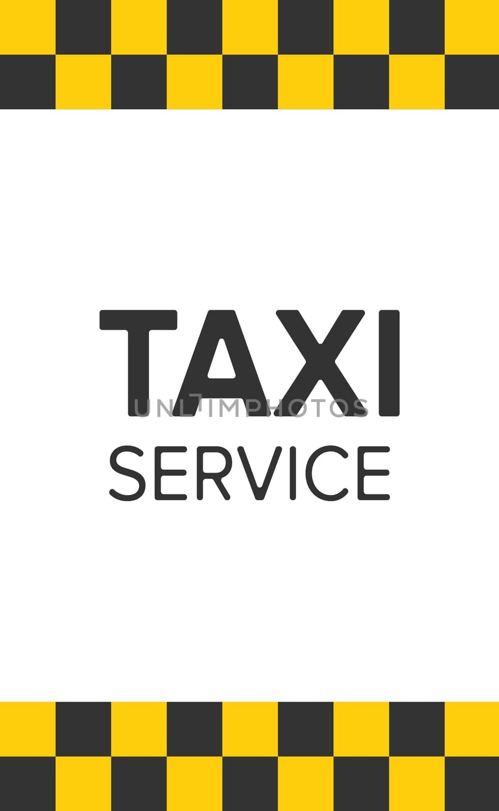 Abstract background in the style of a taxi - Vector illustration