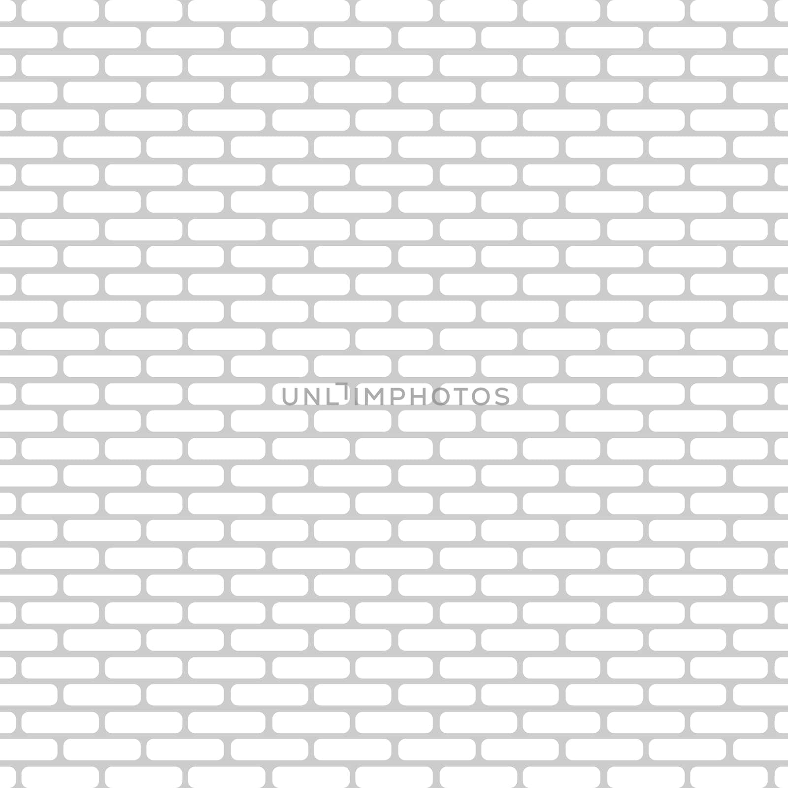 Realistic wall background, new white brickwork - Vector illustration