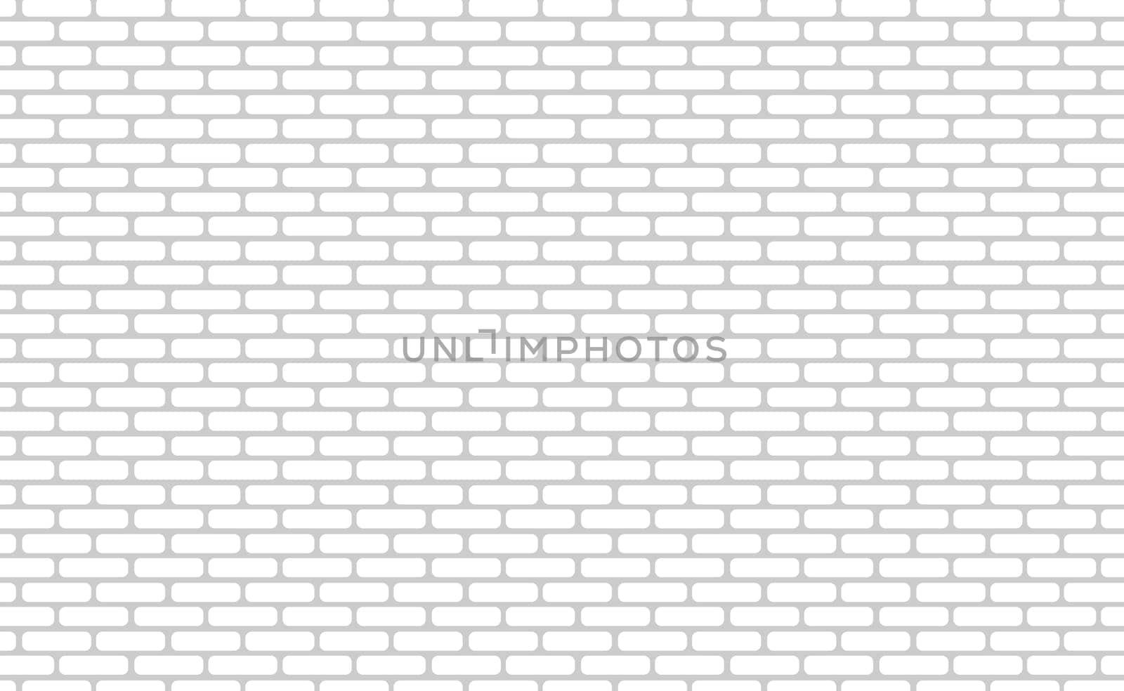Realistic wall background, new white brickwork - Vector illustration