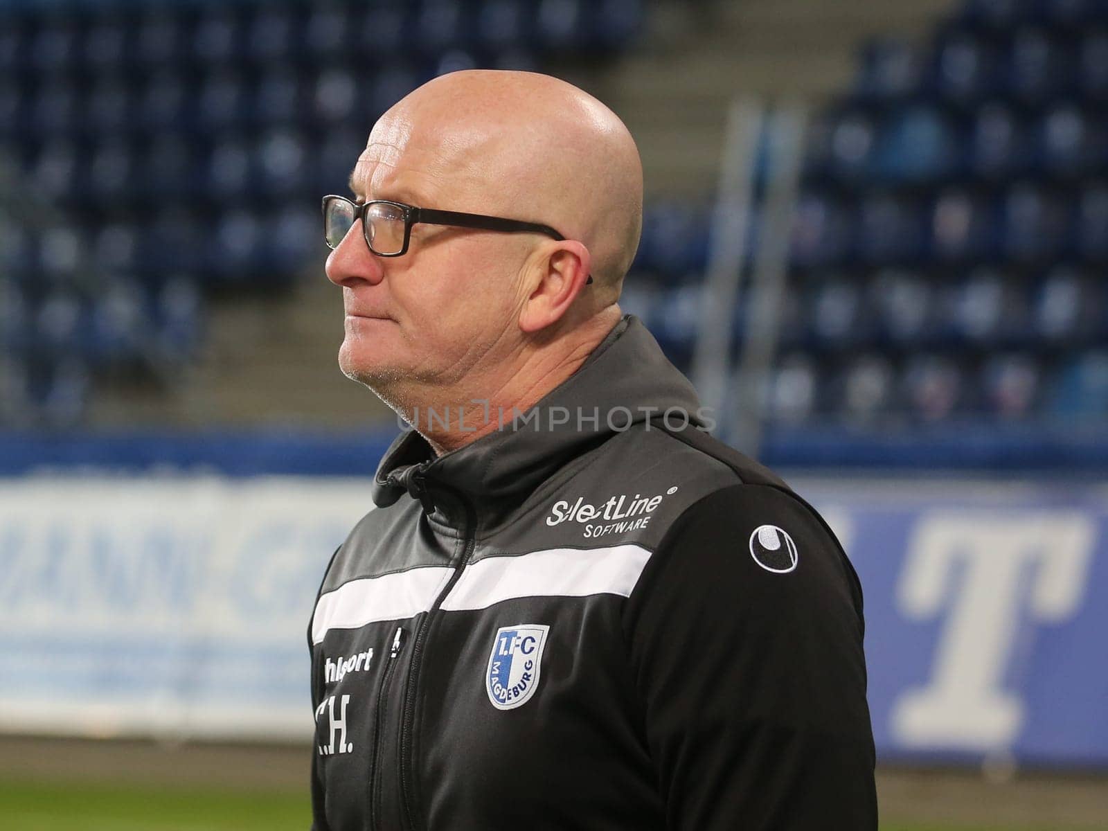 Cheftrainer Thomas Hoßmang 1.FC Magdeburg DFB 3.Liga Saison 2020-21
