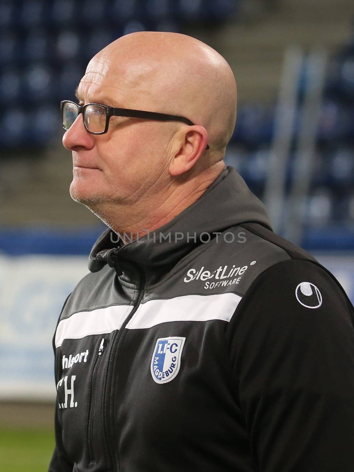 Cheftrainer Thomas Hoßmang 1.FC Magdeburg DFB 3.Liga Saison 2020-21