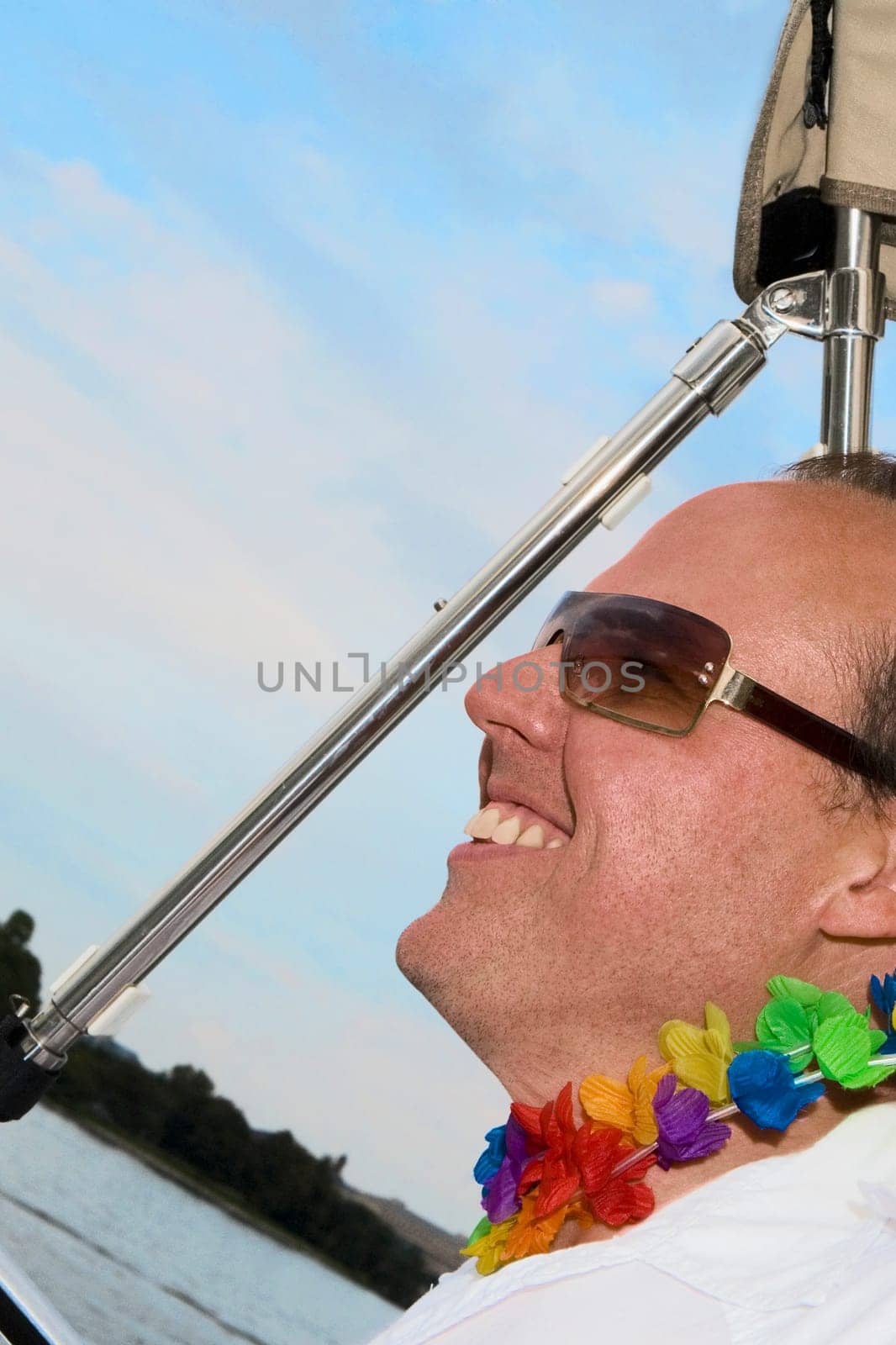 Close-up of a mature man smiling