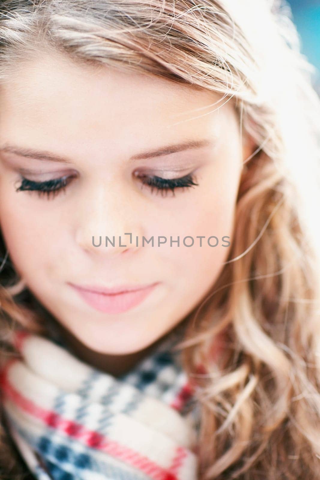 Close-up of a teenage girl