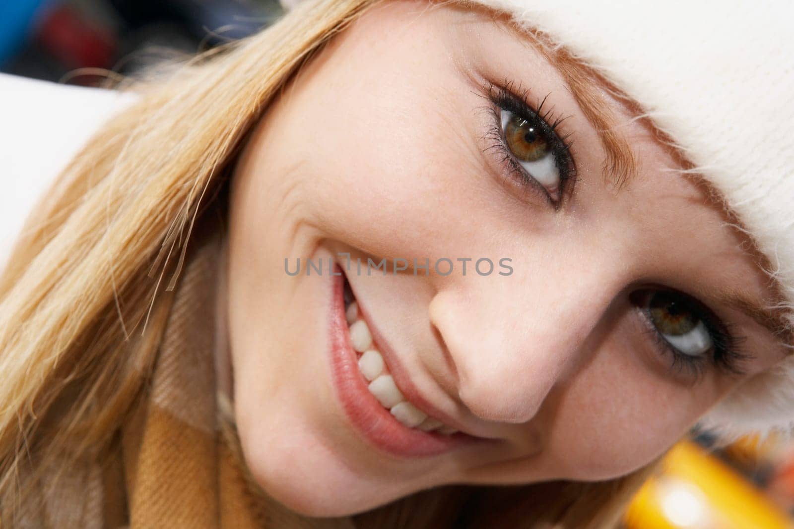 Portrait of a young woman smiling