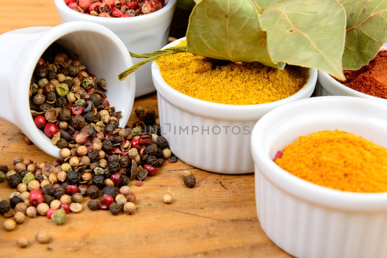 assortment of Indian spices