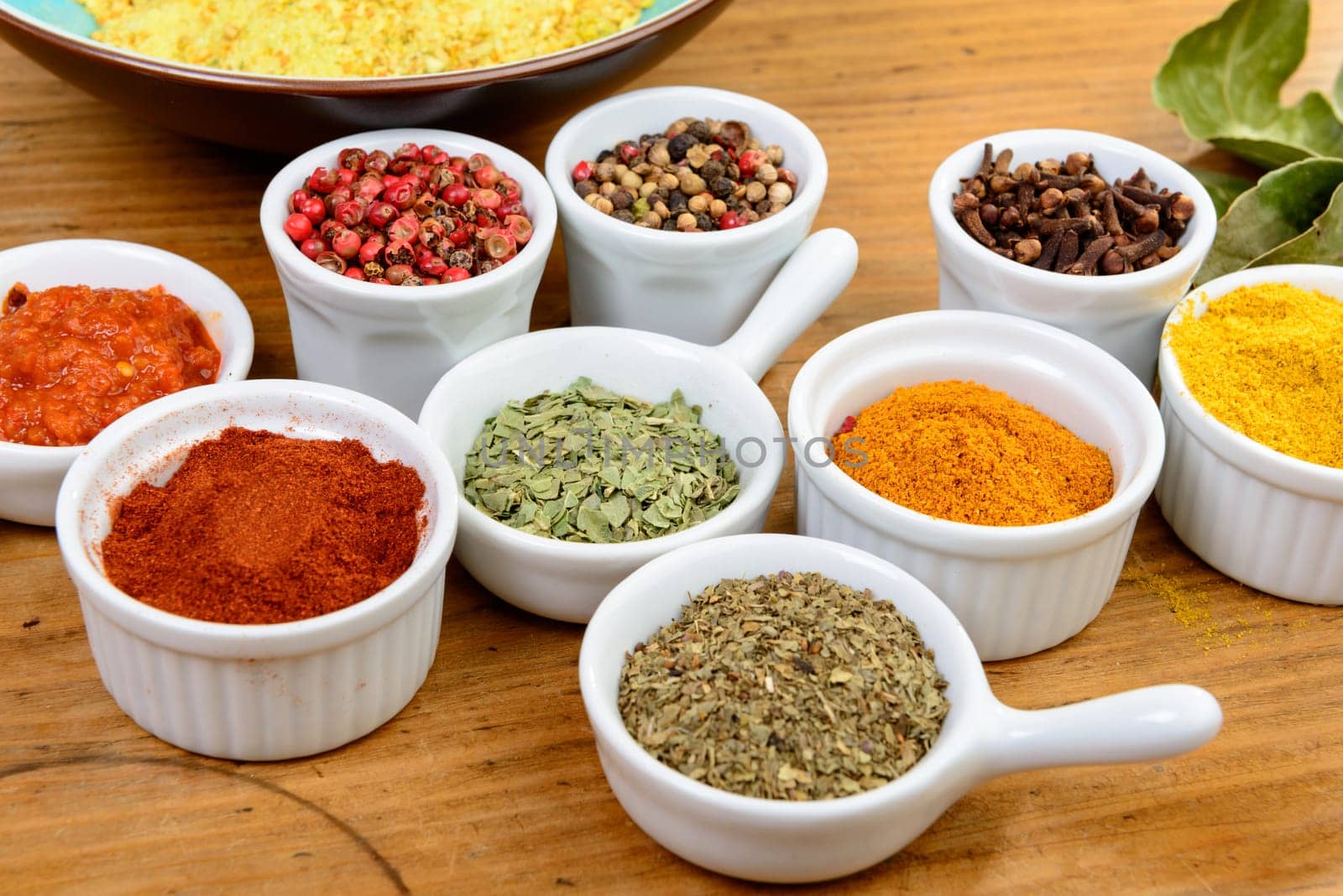 assortment of Indian spices