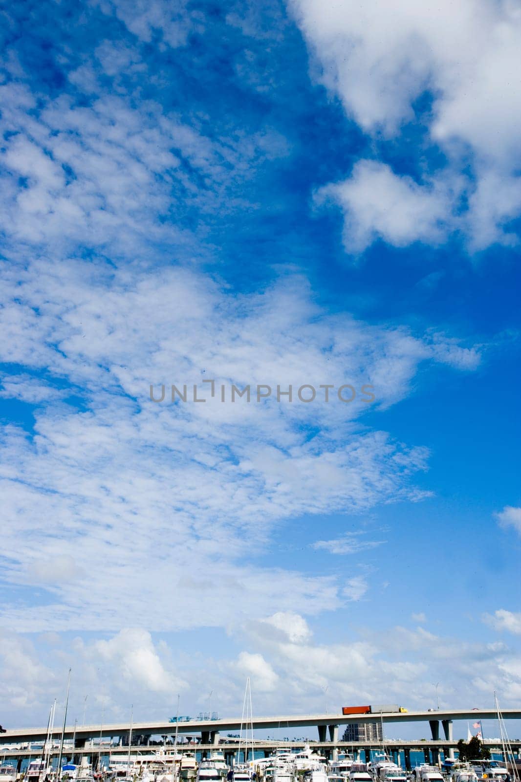Bayside Harbor in Miami, Florida, USA