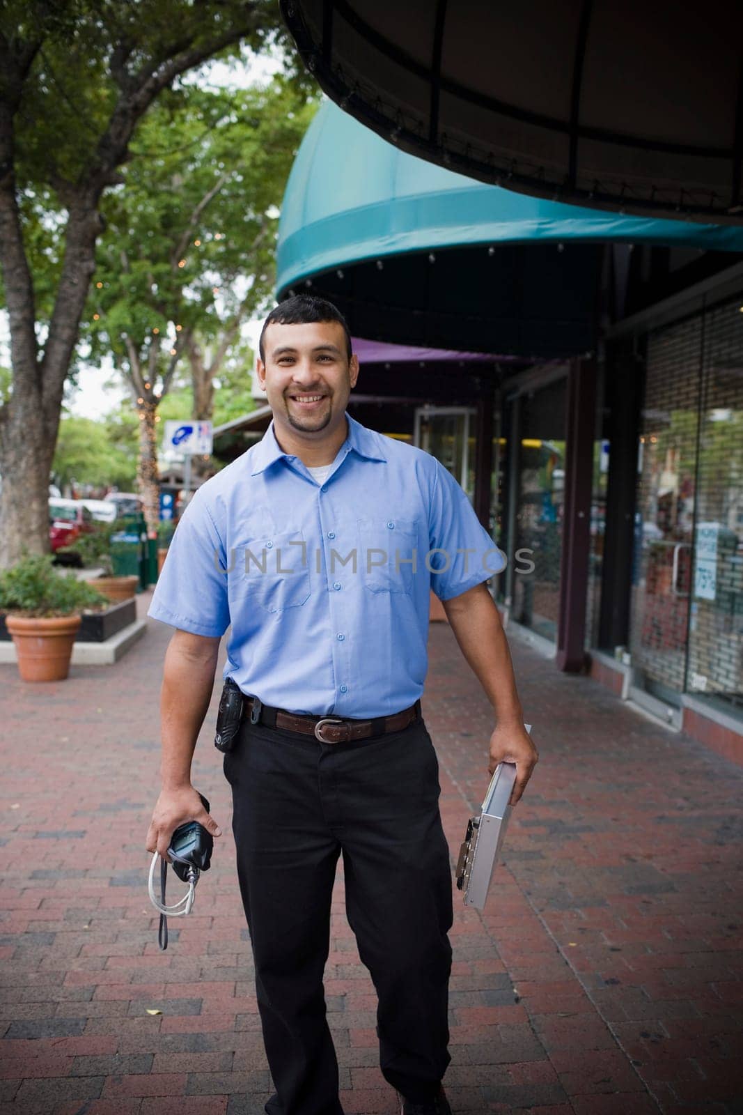 Cable man working outdoors