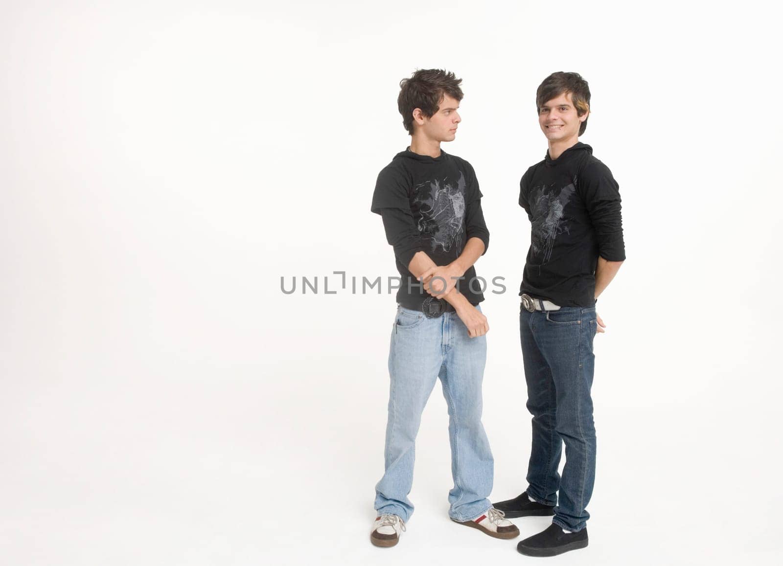Portrait of twins