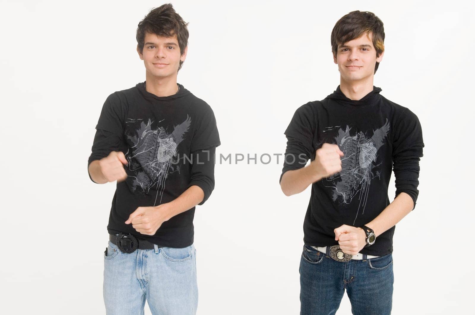 Portrait of twins