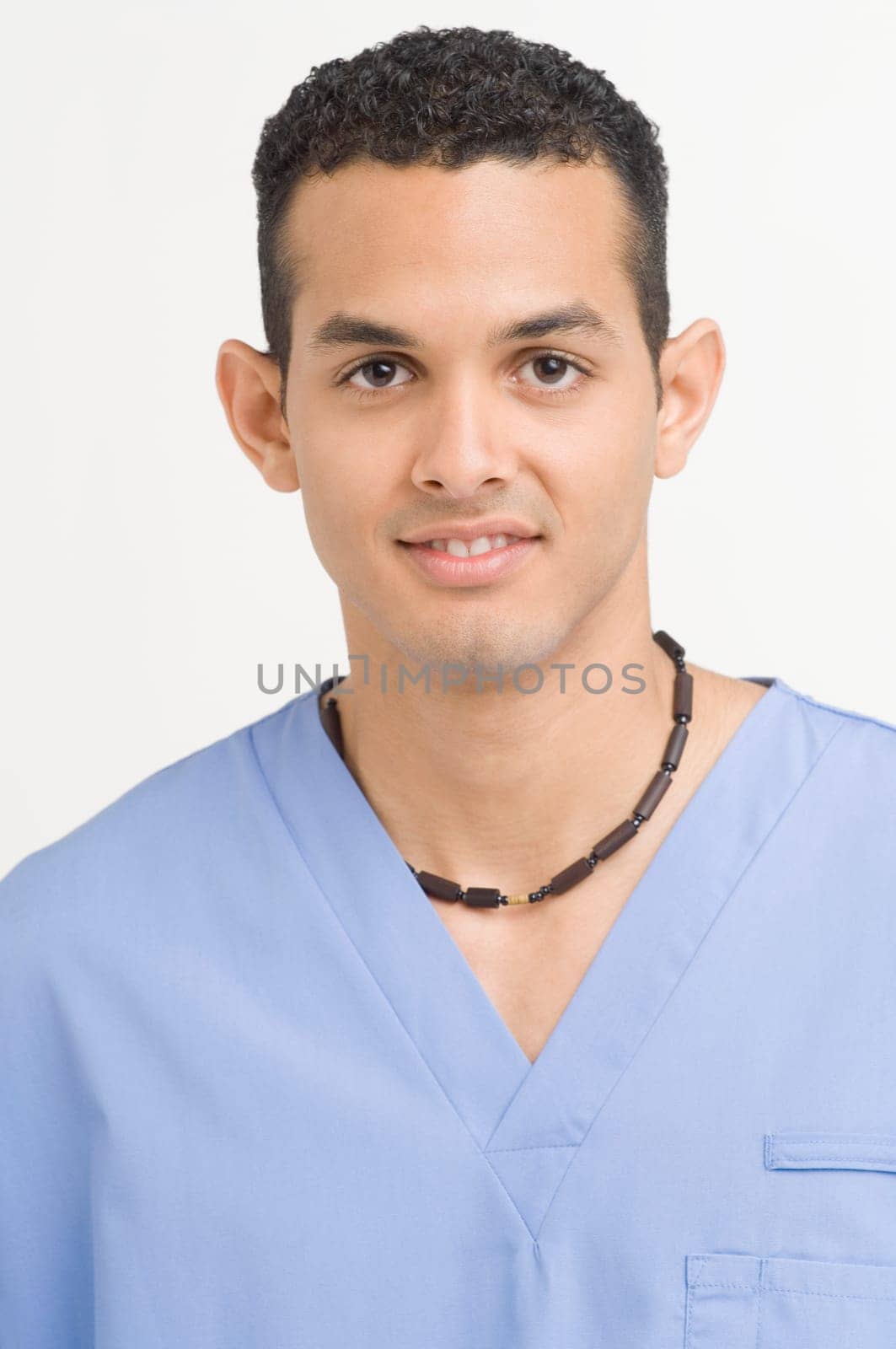Portrait of young male nurse