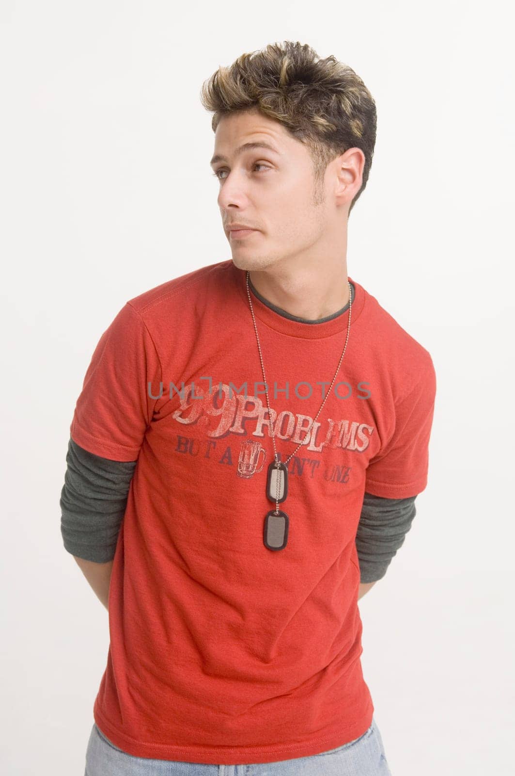Portrait of young man