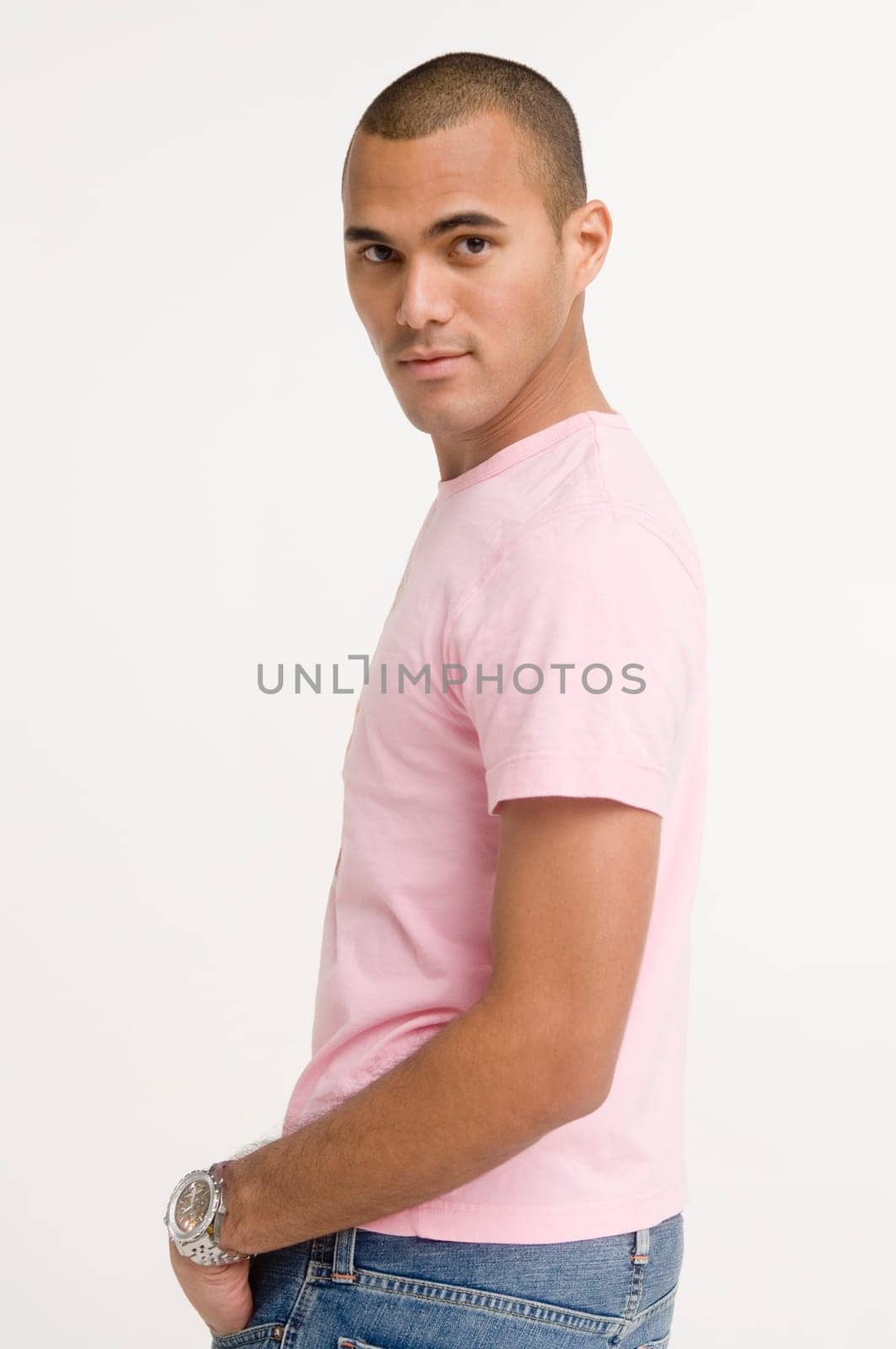 Portrait of young man