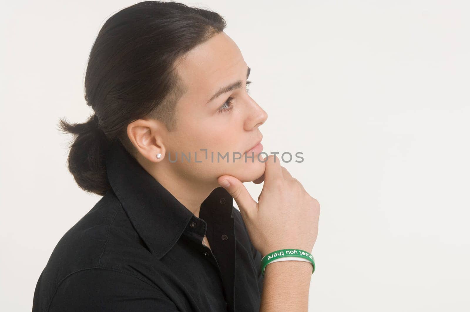 Portrait of young man