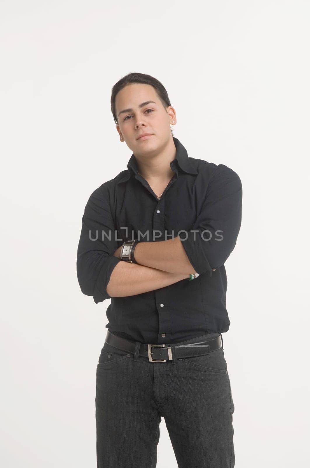 Portrait of young man