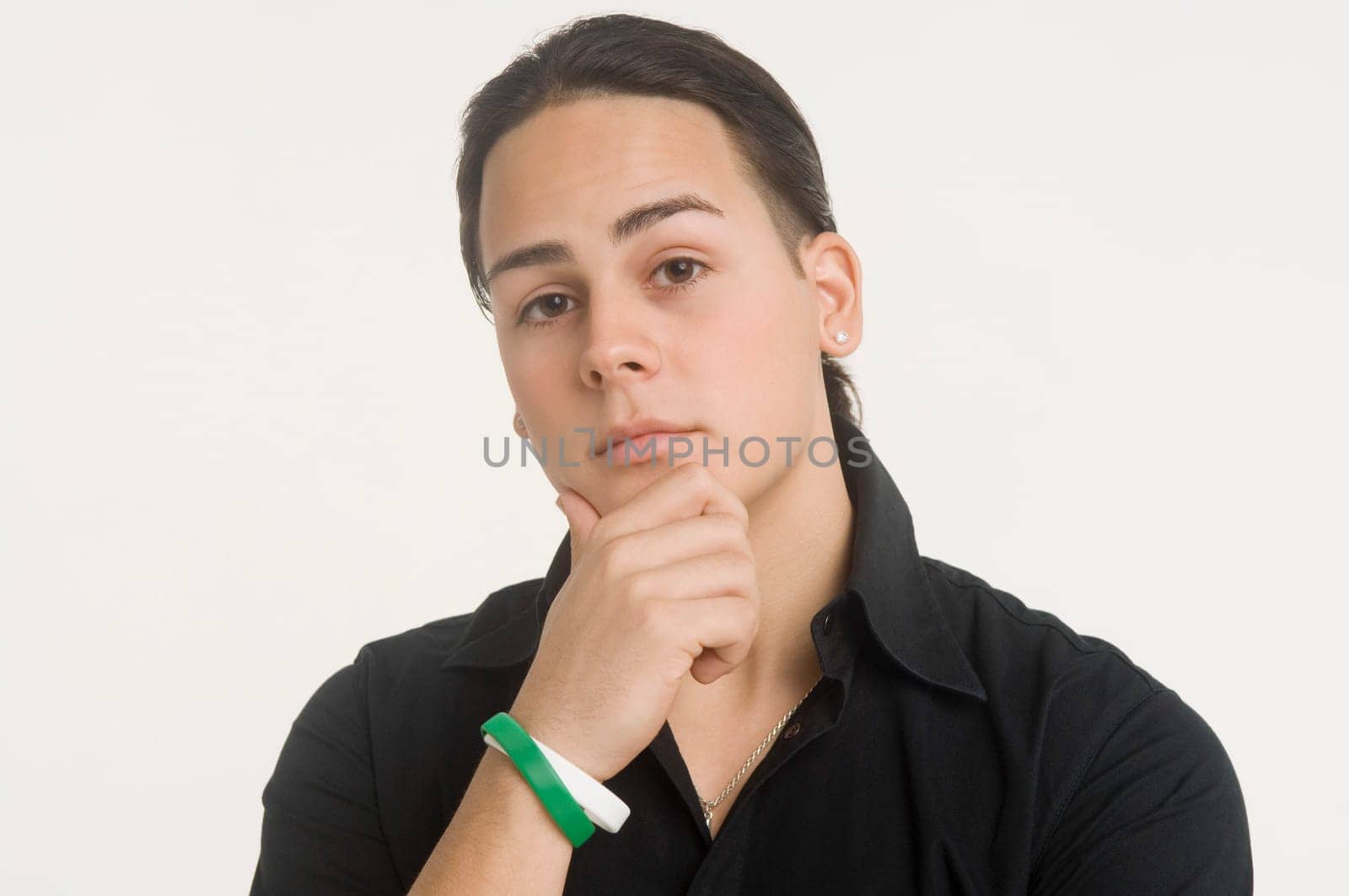 Portrait of young man