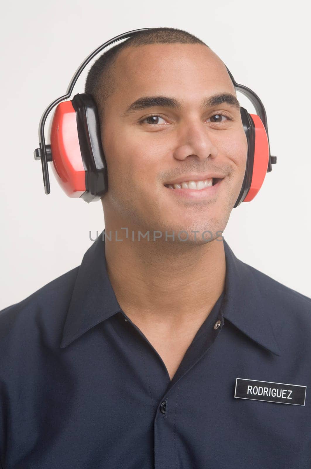 Portrait of airport ground traffic controller