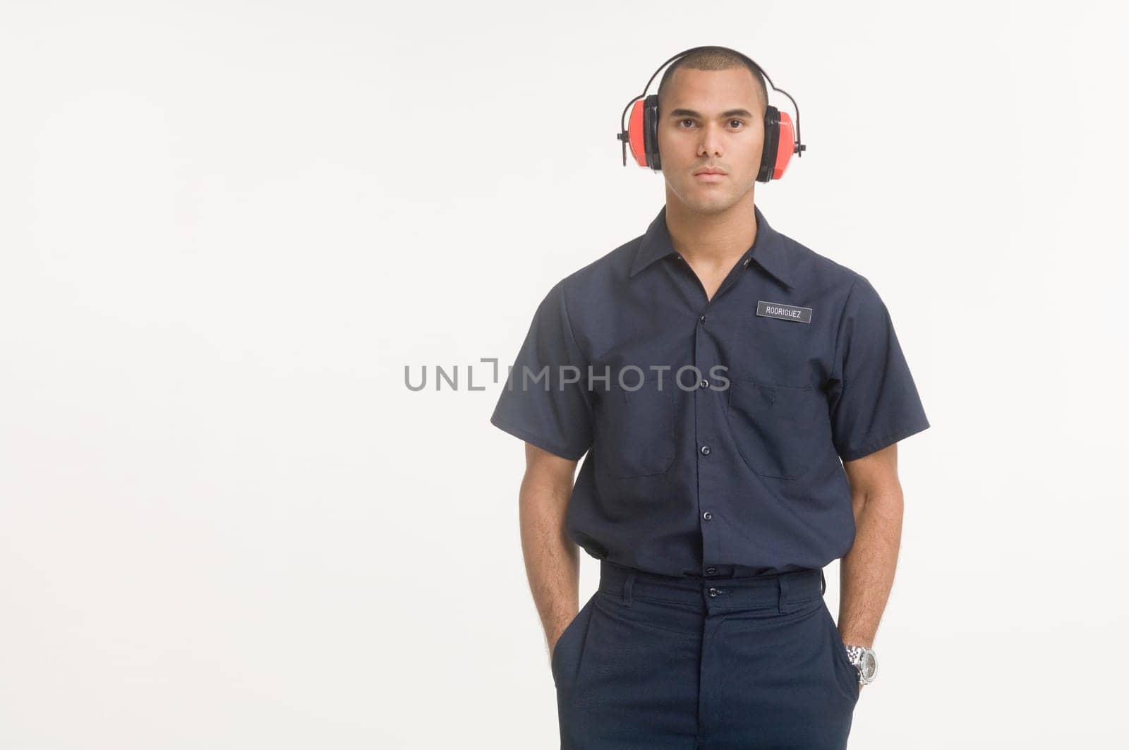 Portrait of airport ground traffic controller