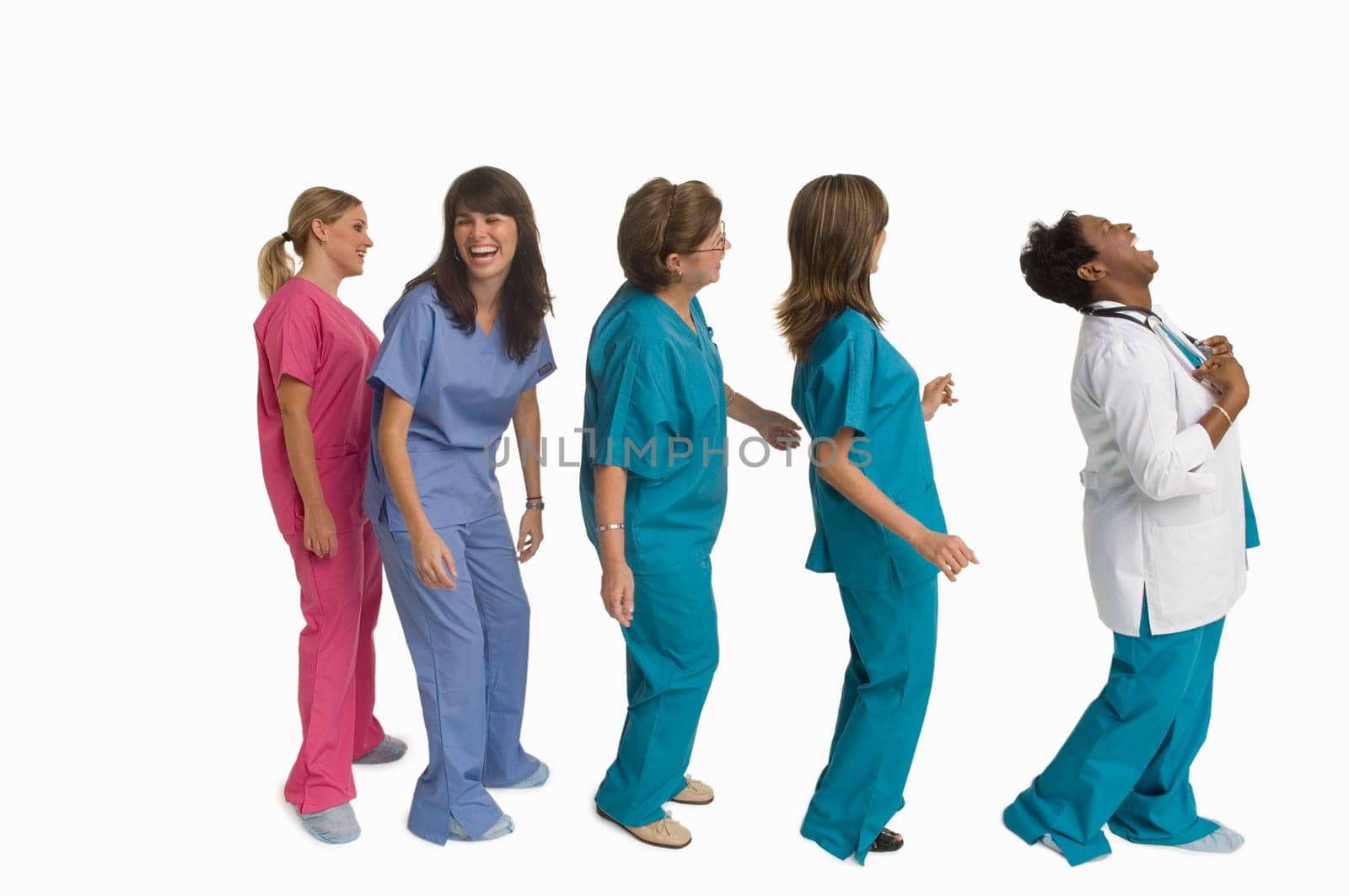 Group portrait of doctors and nurses