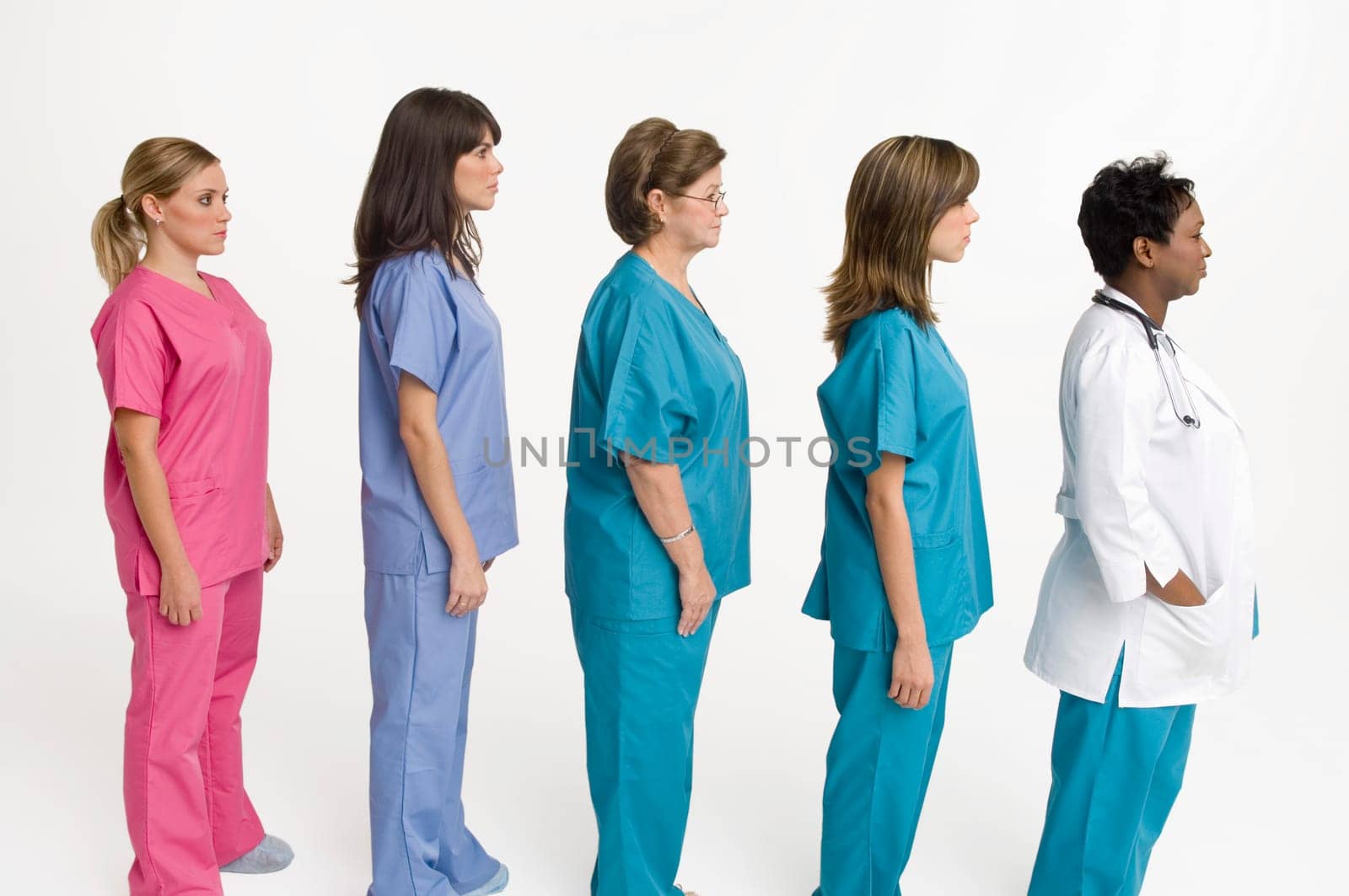 Group portrait of doctors and nurses