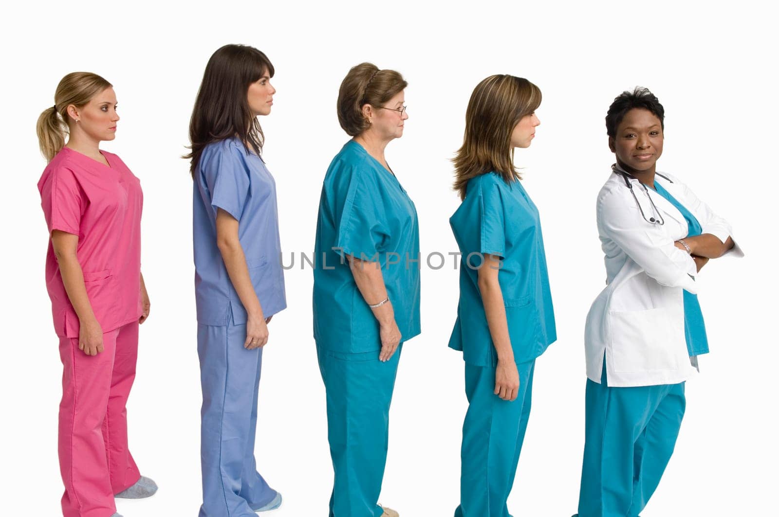 Group portrait of doctors and nurses