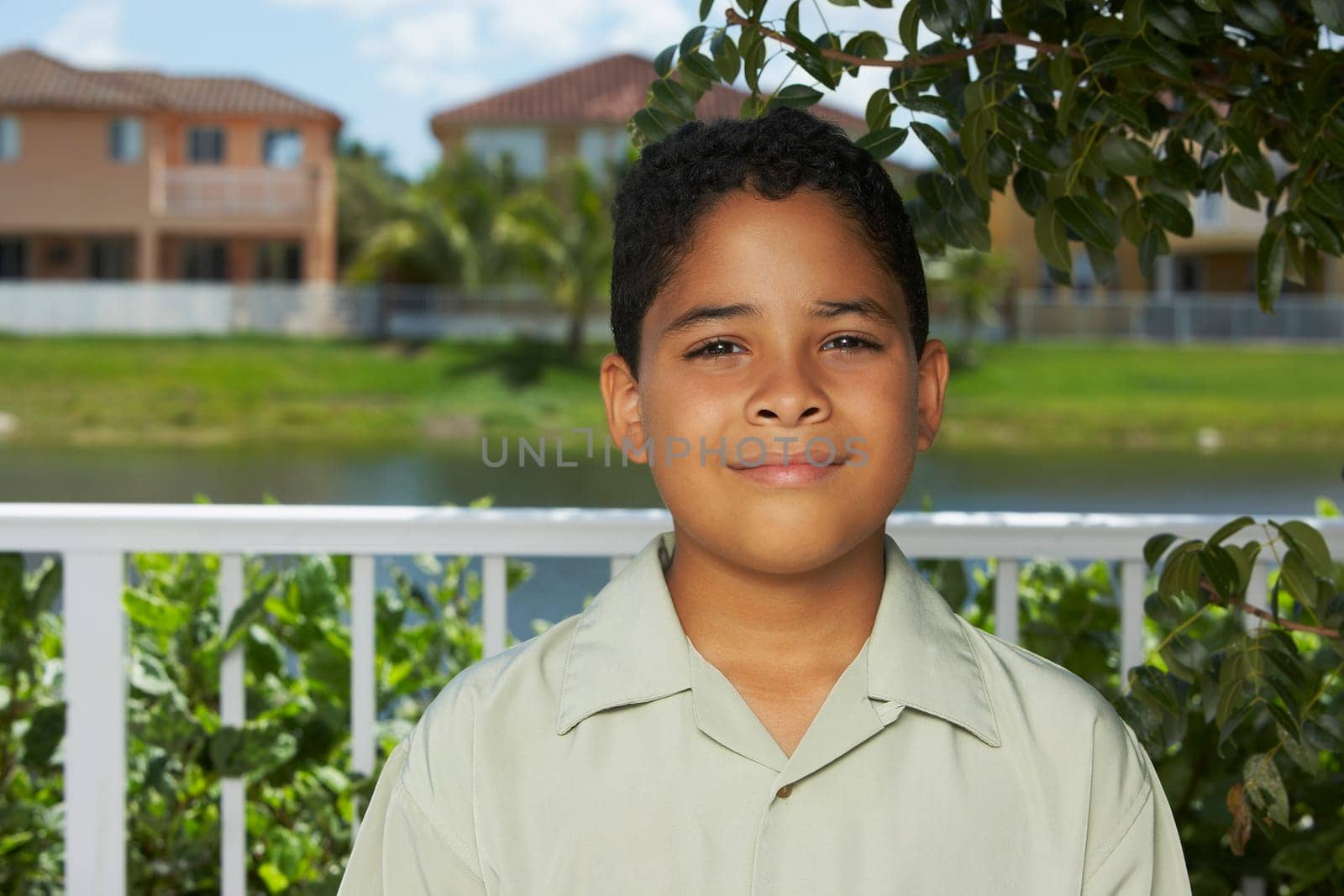 Portrait of a boy smiling