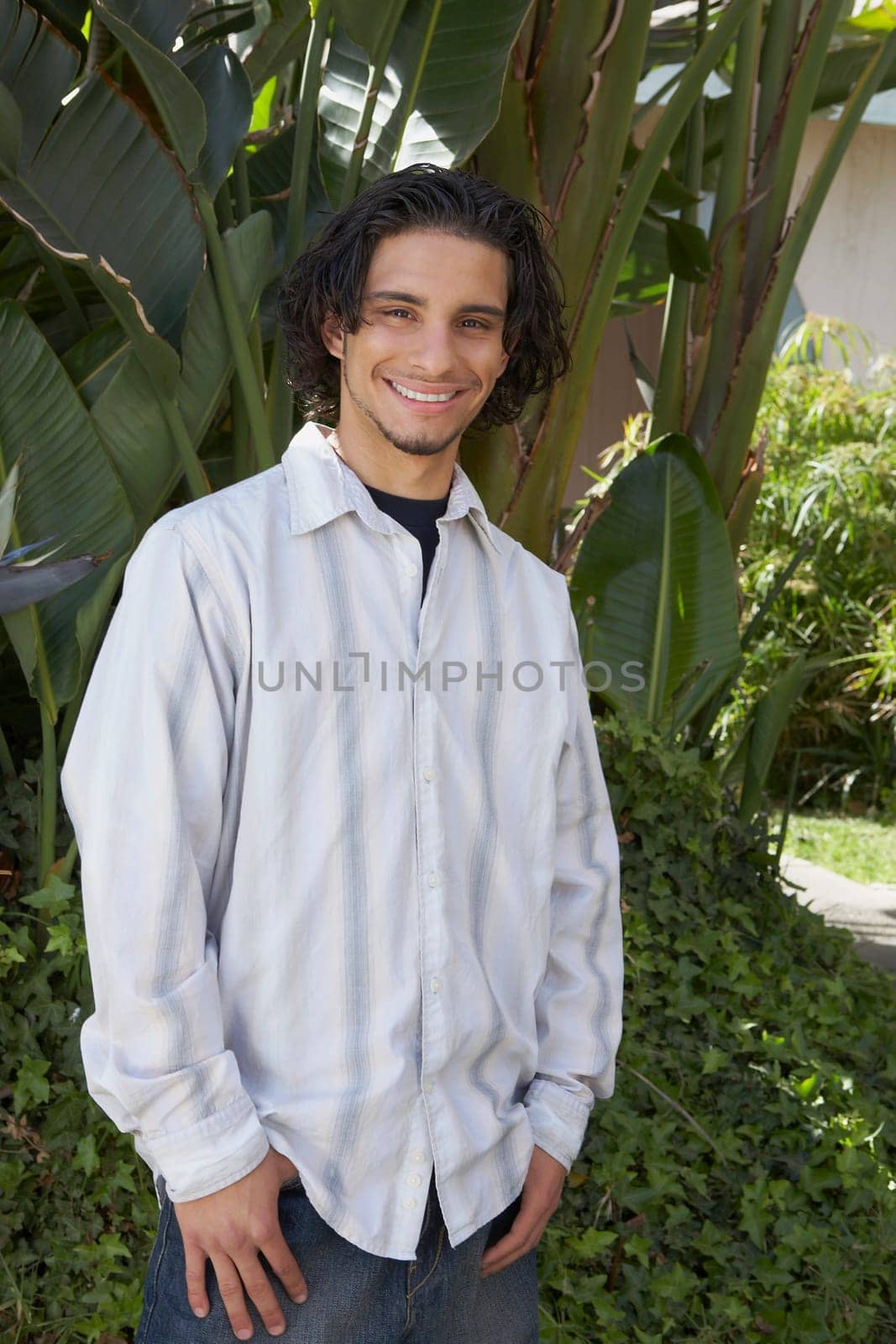 Portrait of a young man smiling