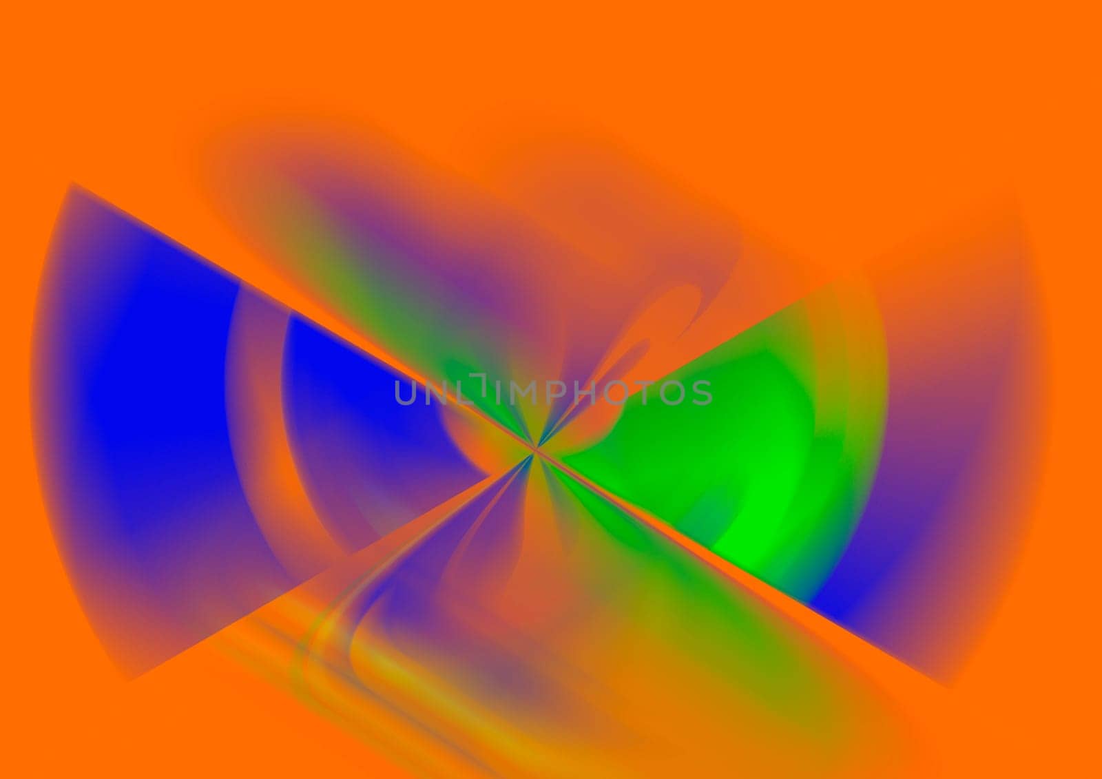 colorful propeller in fast movement