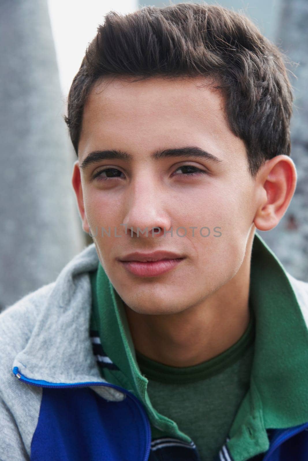 Portrait of a teenage boy
