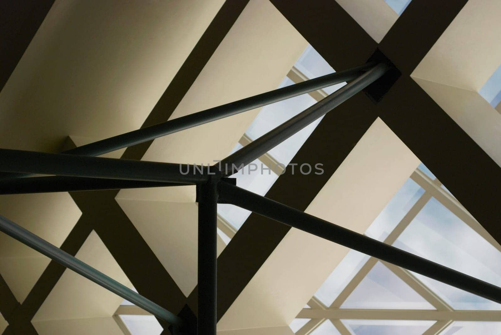 Low angle view of a construction frame