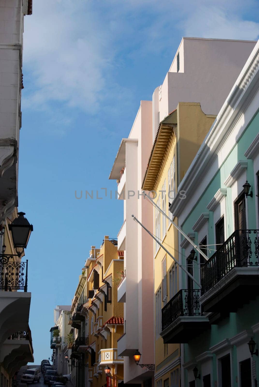 Buildings along a street