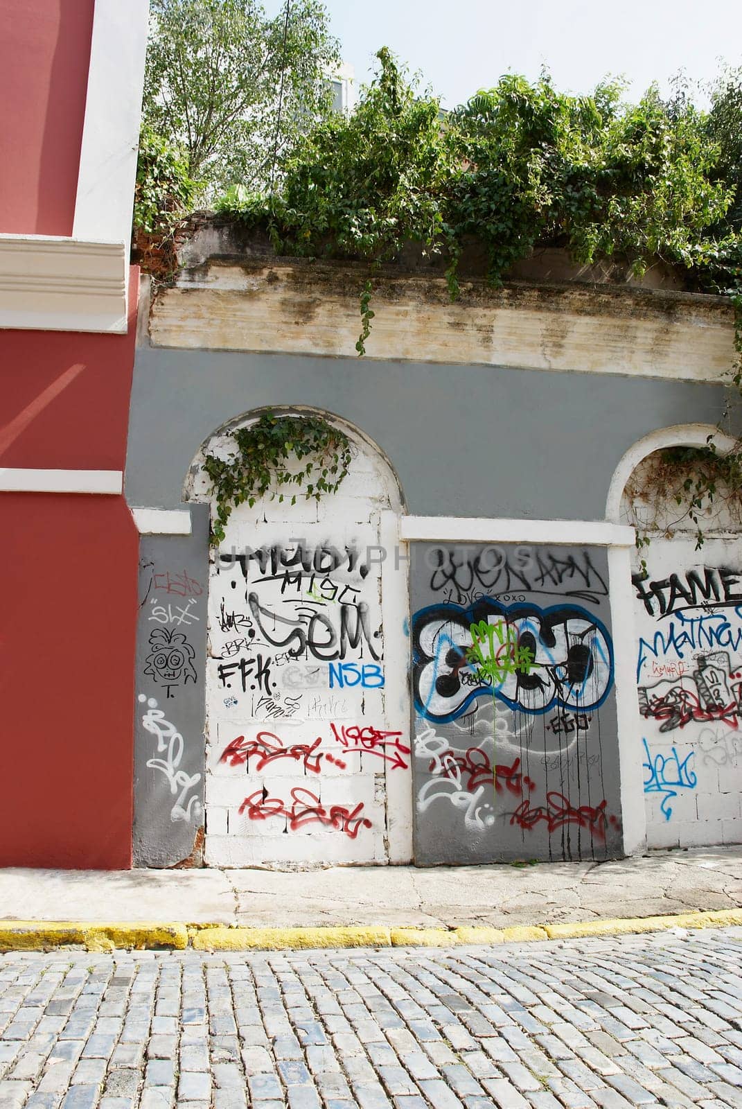 Graffiti on a wall
