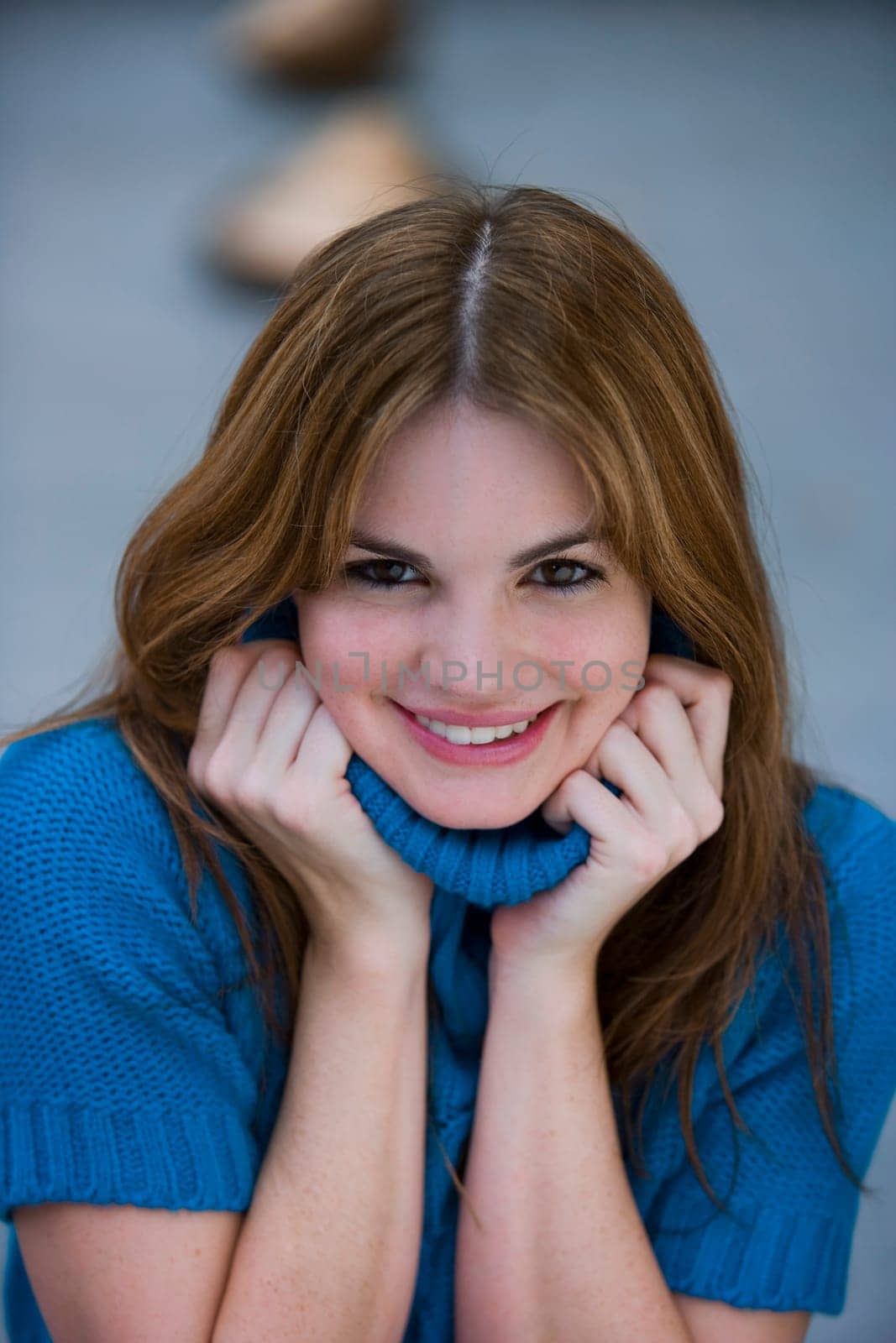 Portrait of a young woman smiling