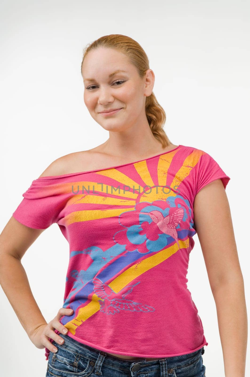 Woman posing