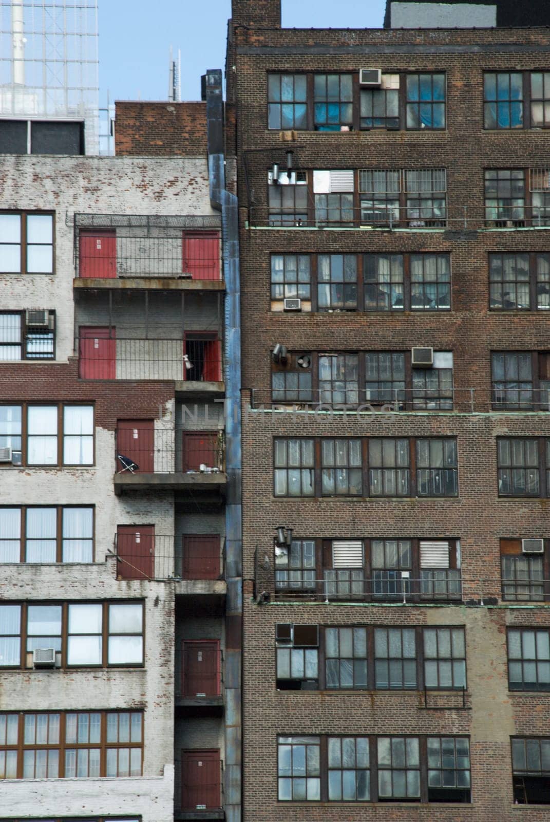 Low angle view of apartments