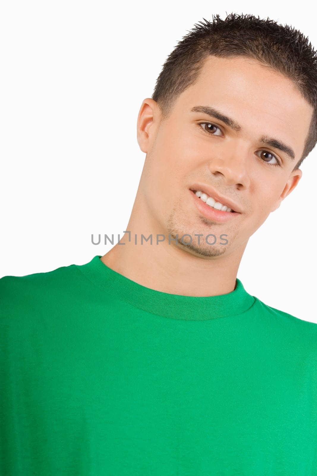 Portrait of a young man smiling