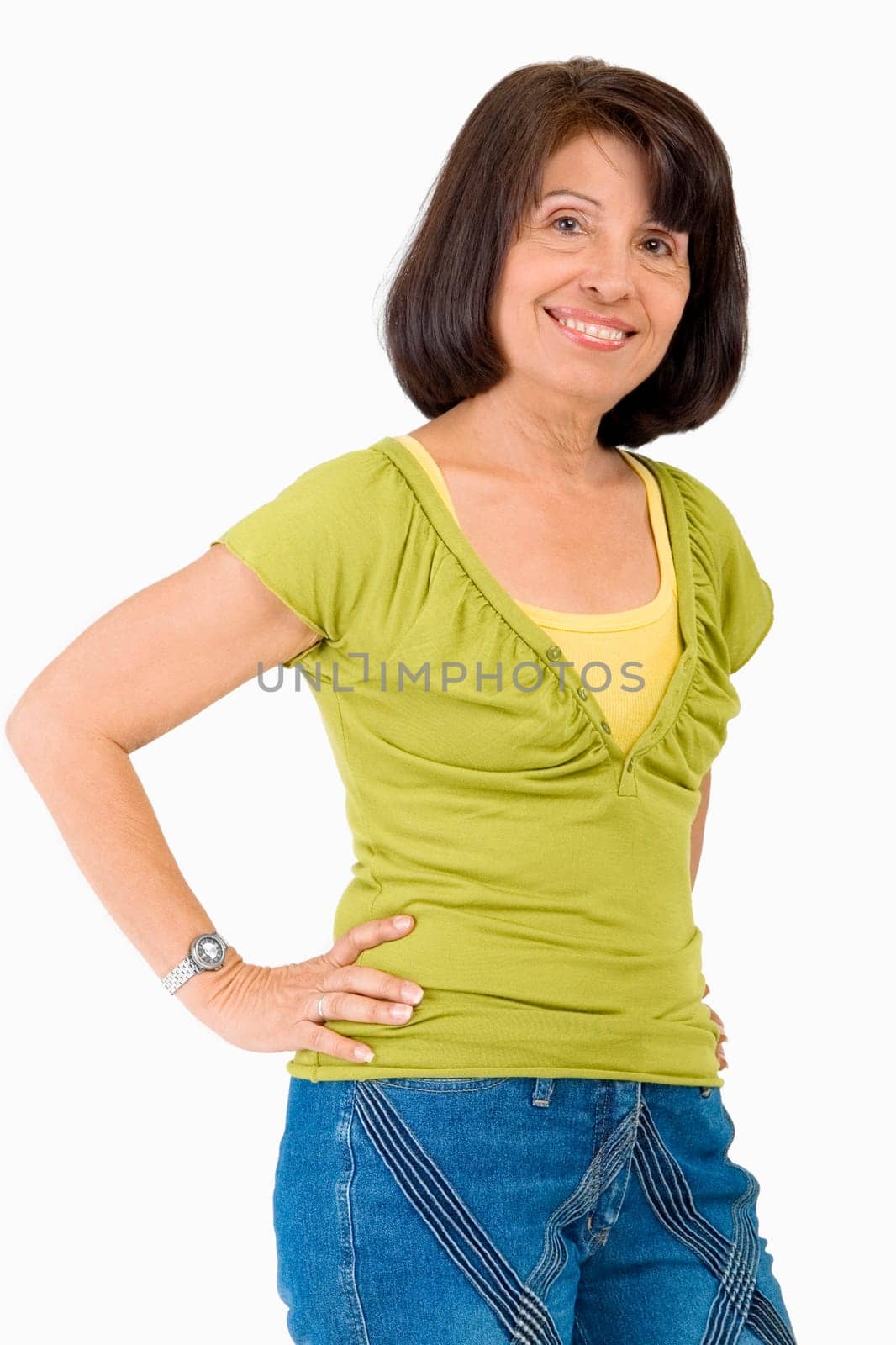 Portrait of a senior woman smiling