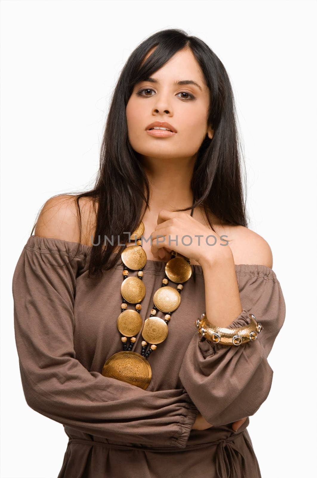Portrait of a young woman standing