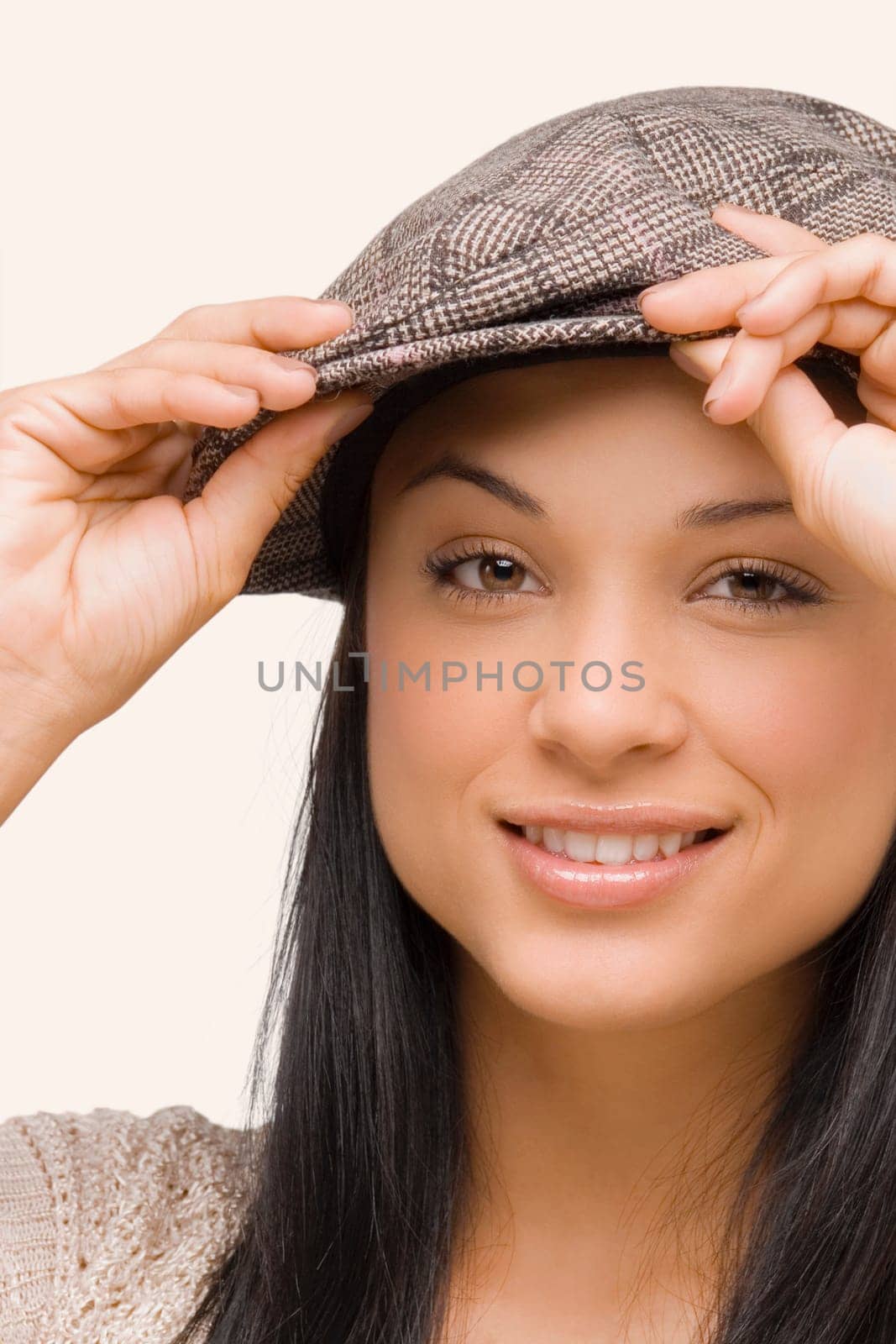 Portrait of a young woman smiling