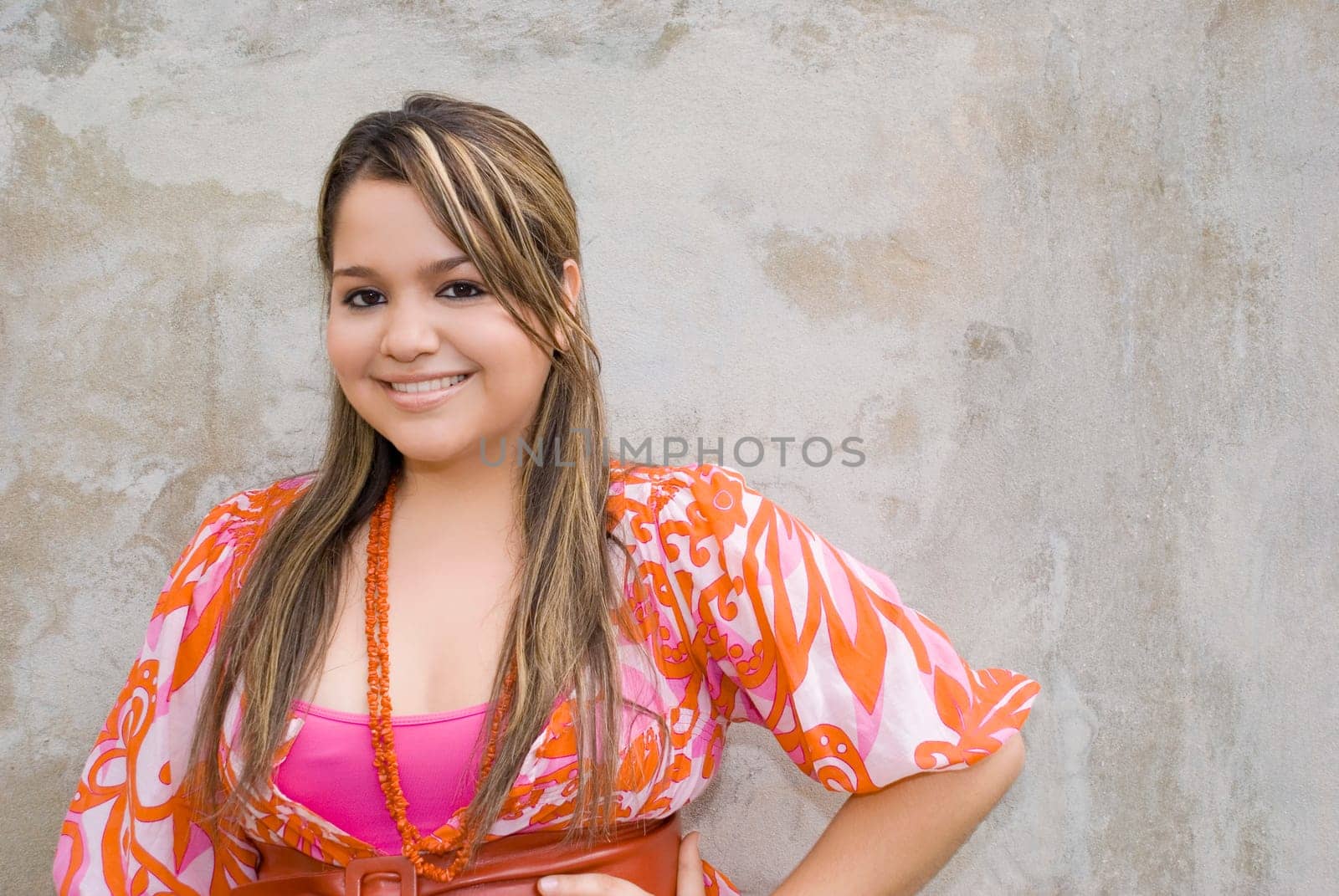 Portrait of a young woman smiling