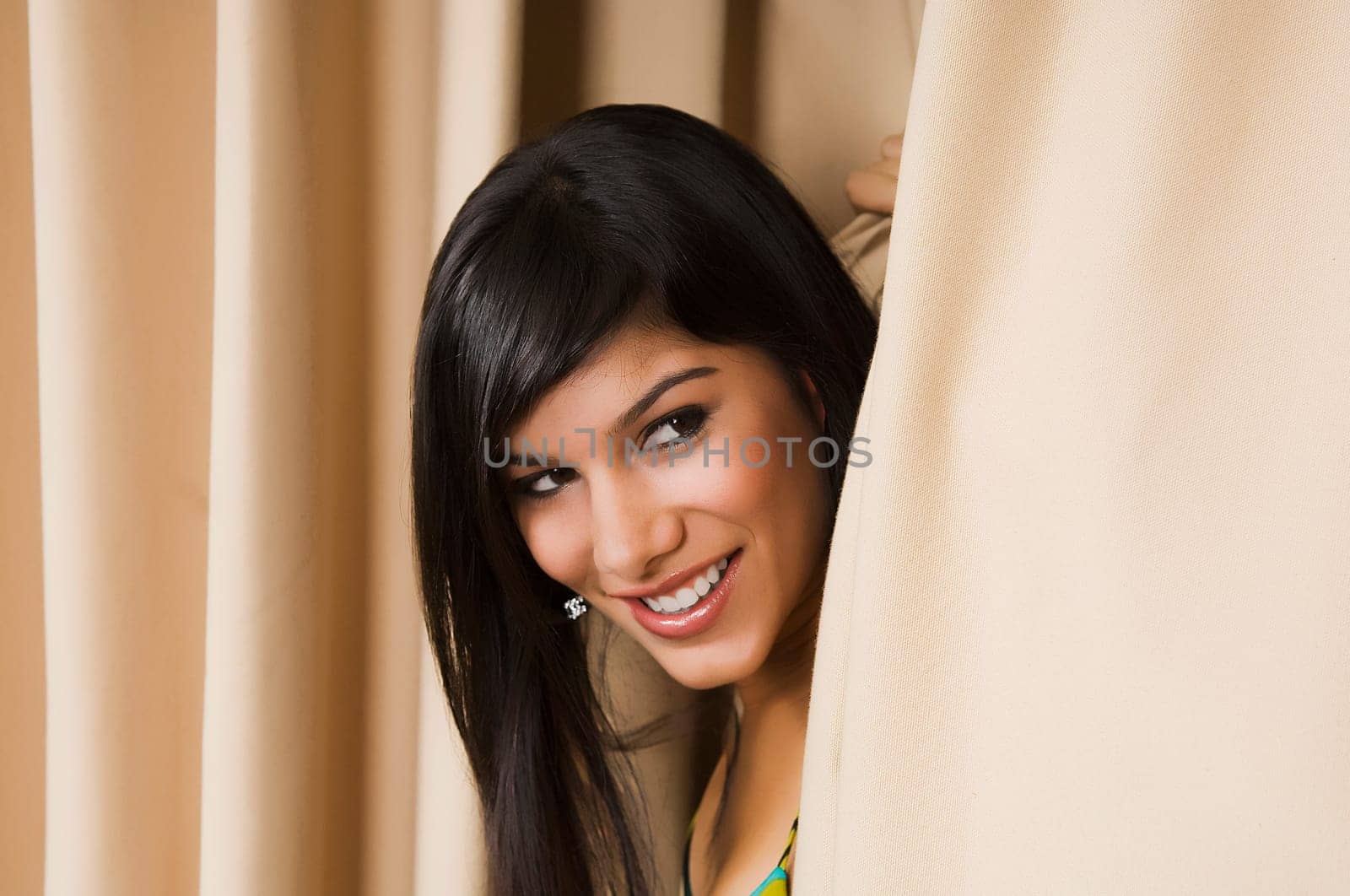 Close-up of a young woman smiling