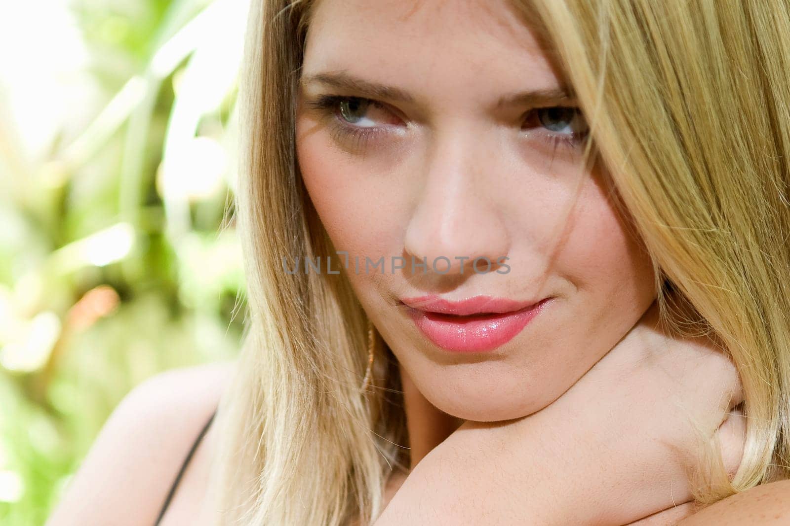 Close-up of a young woman smiling