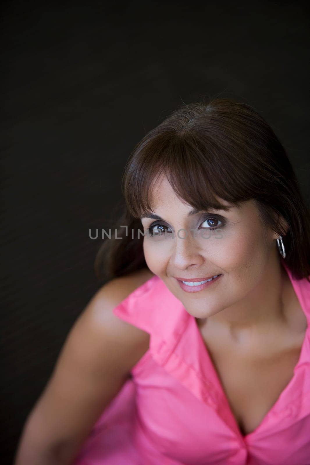 Close-up of a mature woman smiling