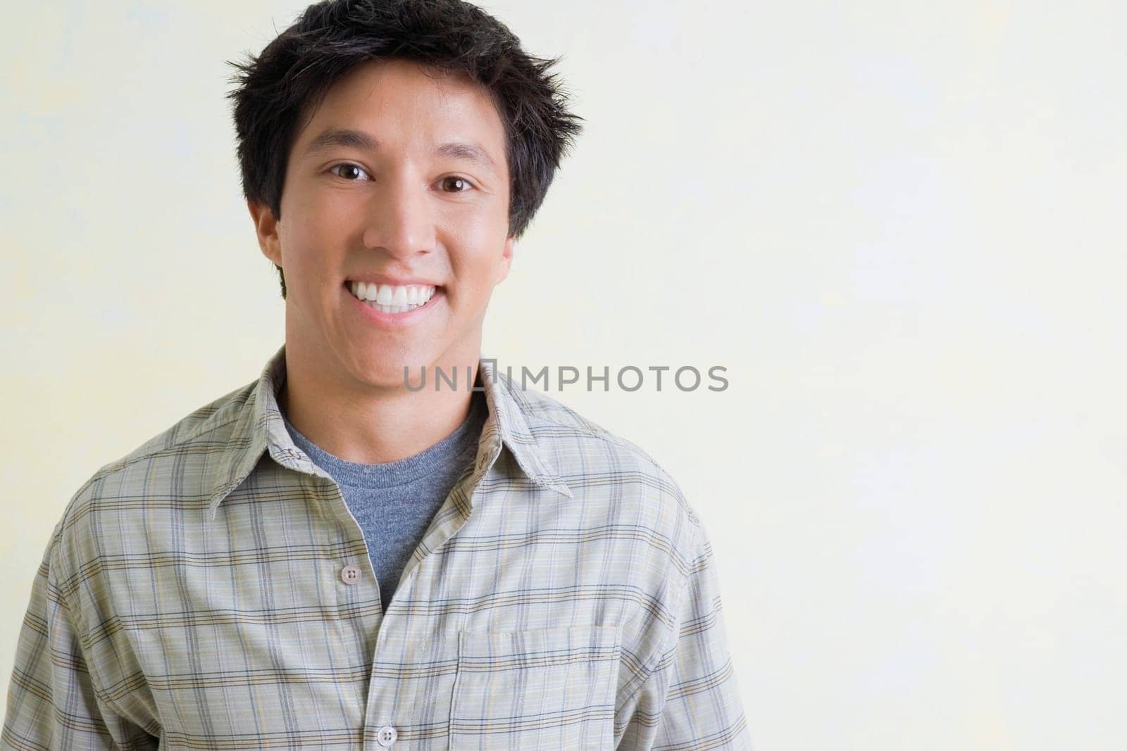 Portrait of a young man smiling