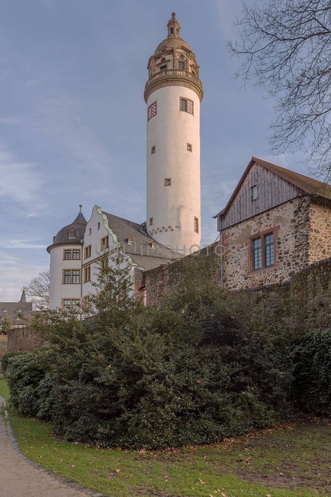 Medieval Hoechster Castle in Frankfurt Hoechst, Germany