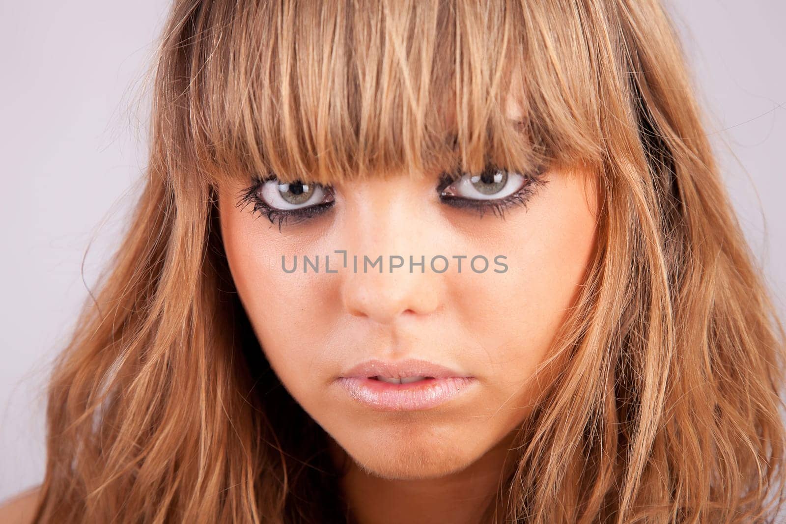 Young casual woman portrait - isolated