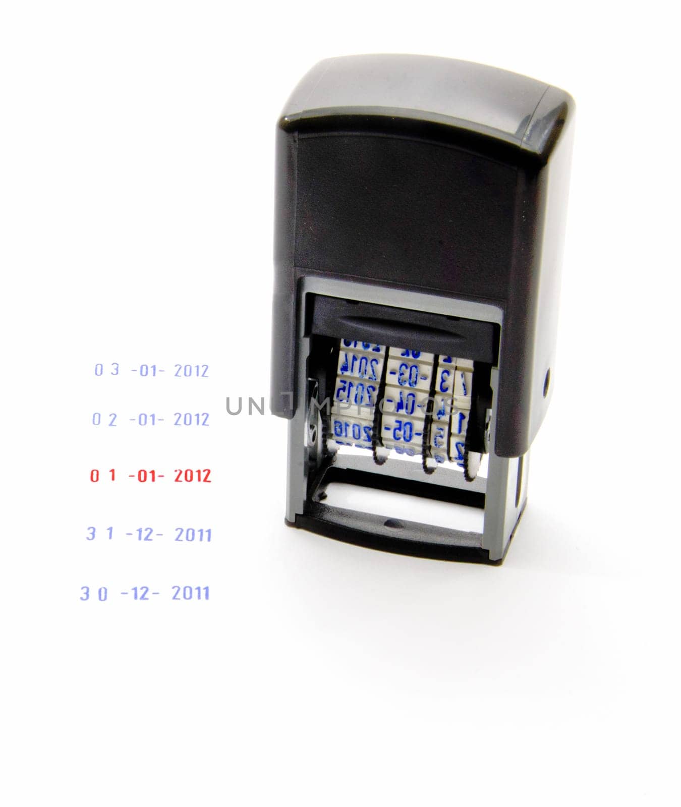Days of the date stamp with the implementation of year-end and new year
