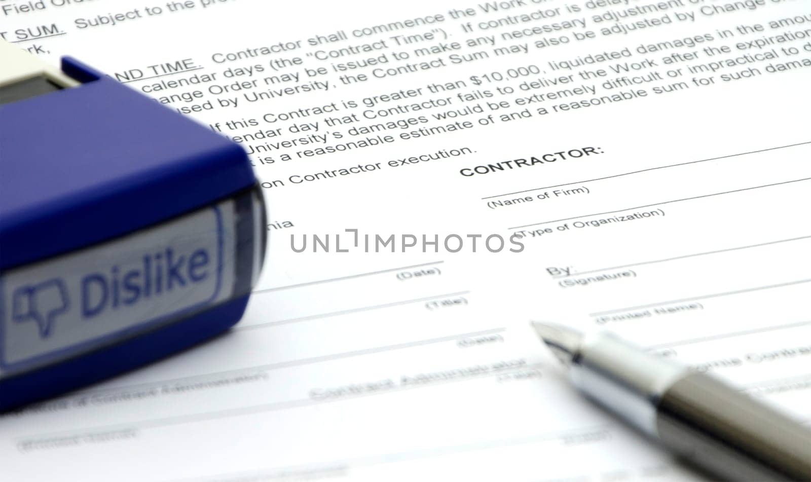 Disapprove the employment contract